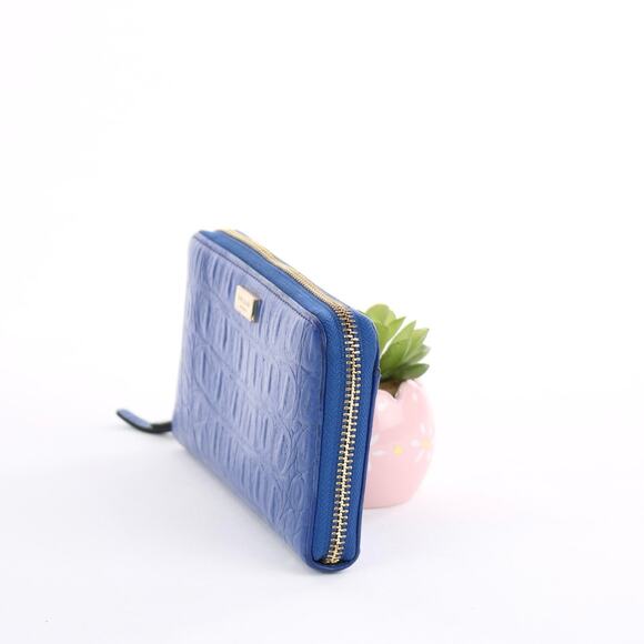 Kate Spade Cobalt Croc Wallet - Picture 4 of 12